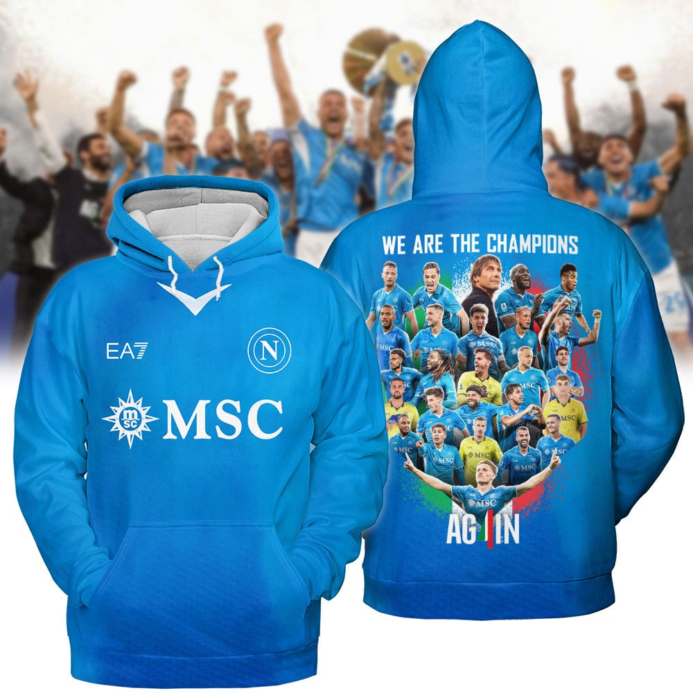 S.S.C. Napoli Campione Serie A 2025 Shirt V14 DDT