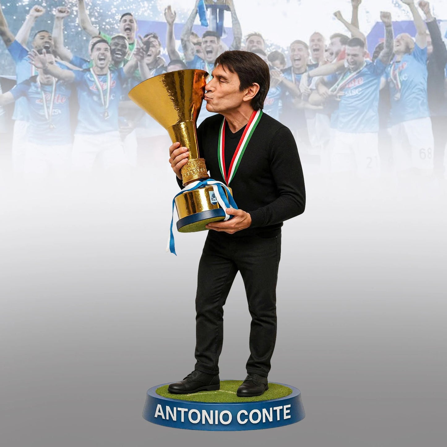 S.S.C. Napoli Campione Serie A 2025 V3 Premium Acrylic Plaque DDT