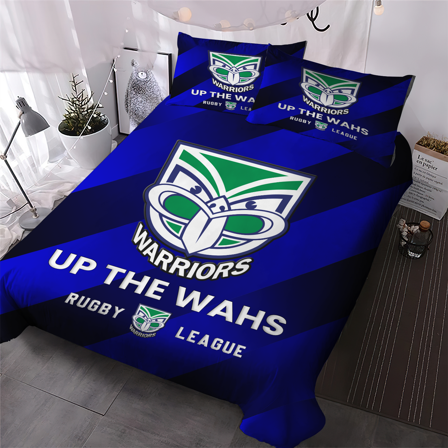 New Zealand Warriors NRL 2025 Bedding Set TM NTA V3