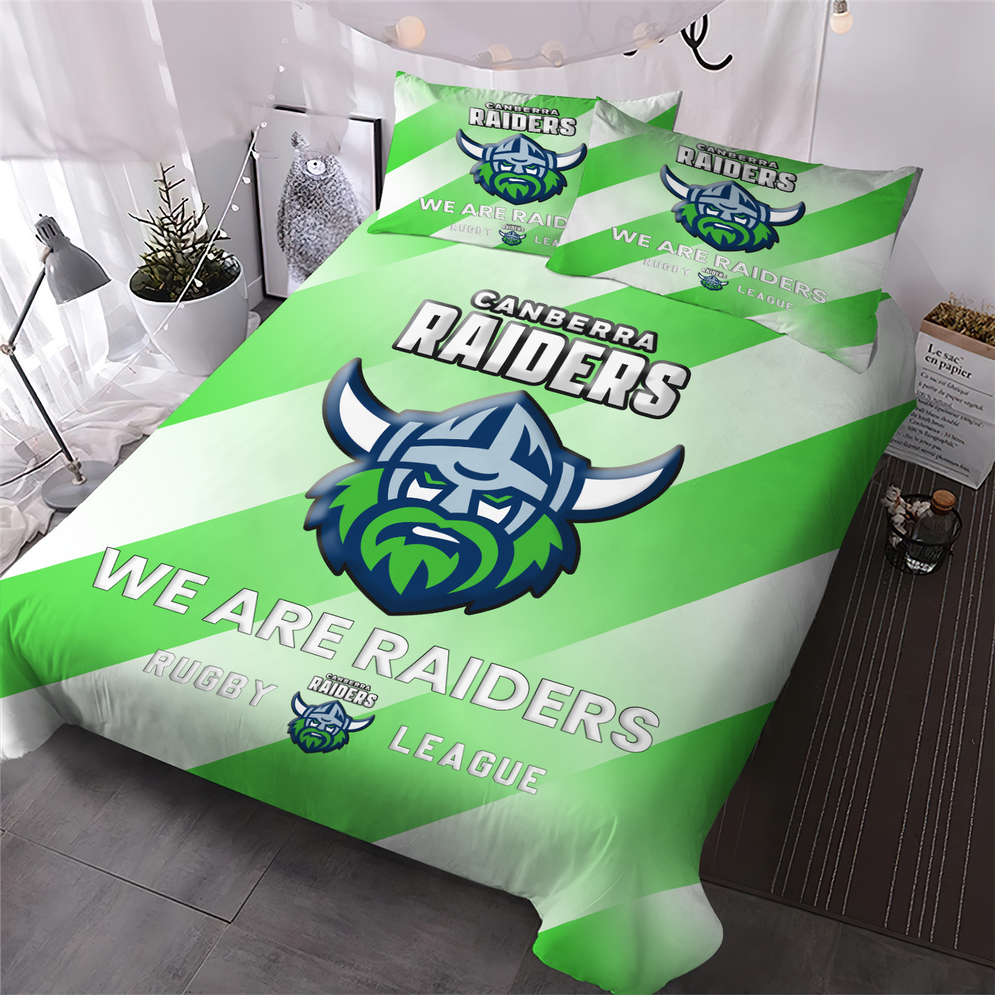 Canberra Raiders NRL 2025 Bedding Set TM NTA V2