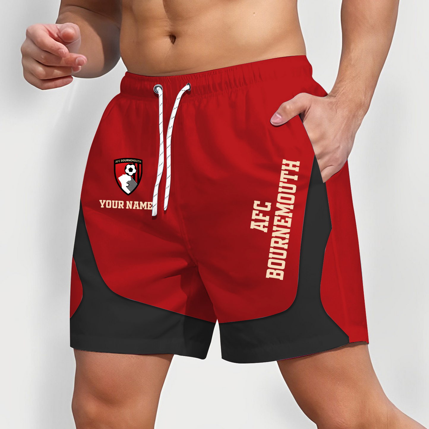 AFC x EPL Team Special Short Pants For Men Custom Name Gifts DATND TANTD