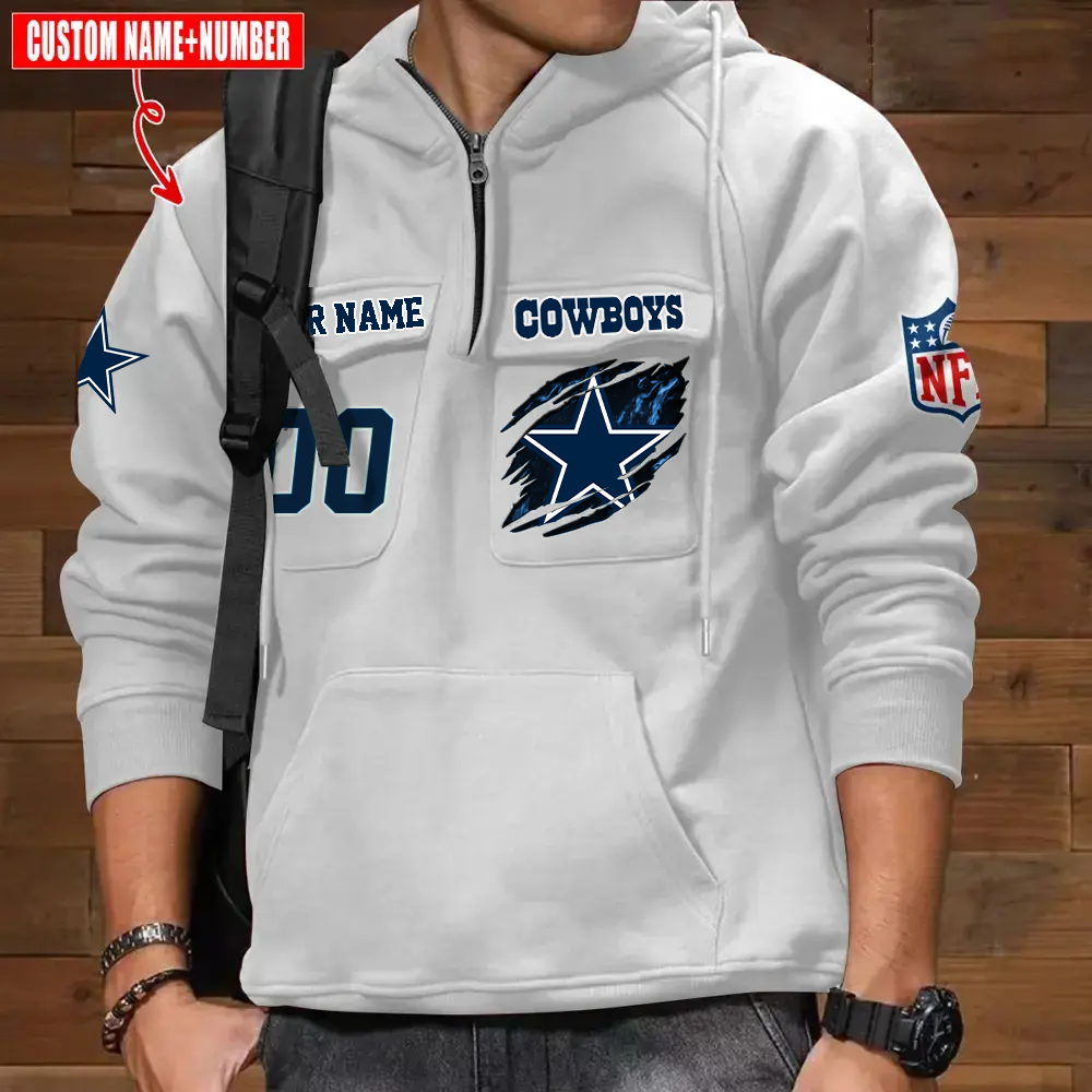 Athleworld DC NFL Graphic Pocket Hoodie DDT CTND