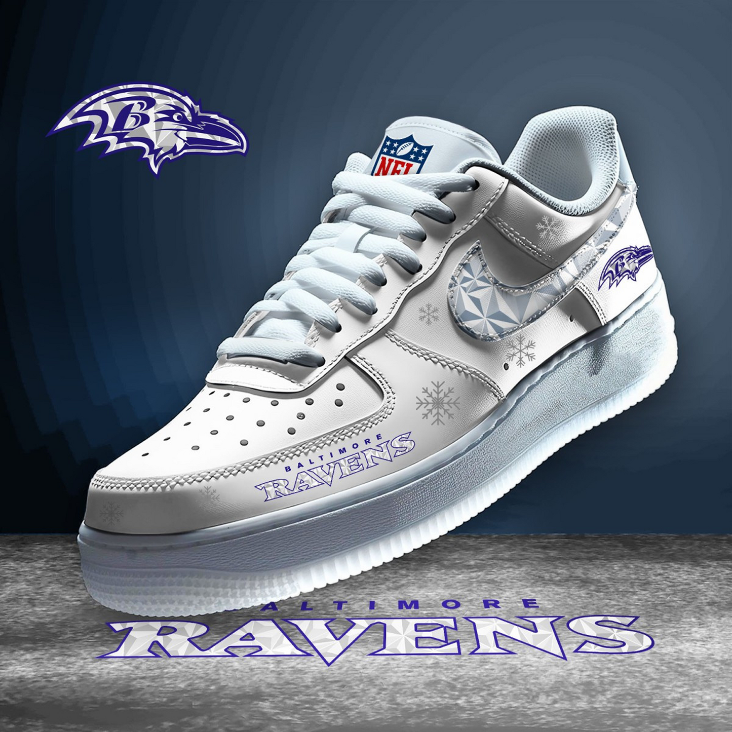 BAL x NFL Diamond Air Sneaker - Limited Edition DatND DVT