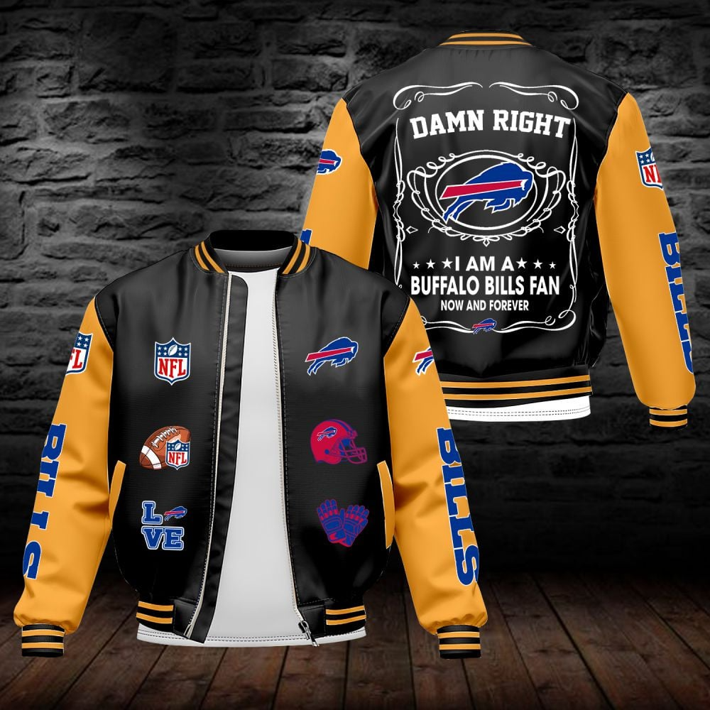 BB NFL Premium Leather Bomber Jacket DDT HLPHUONG