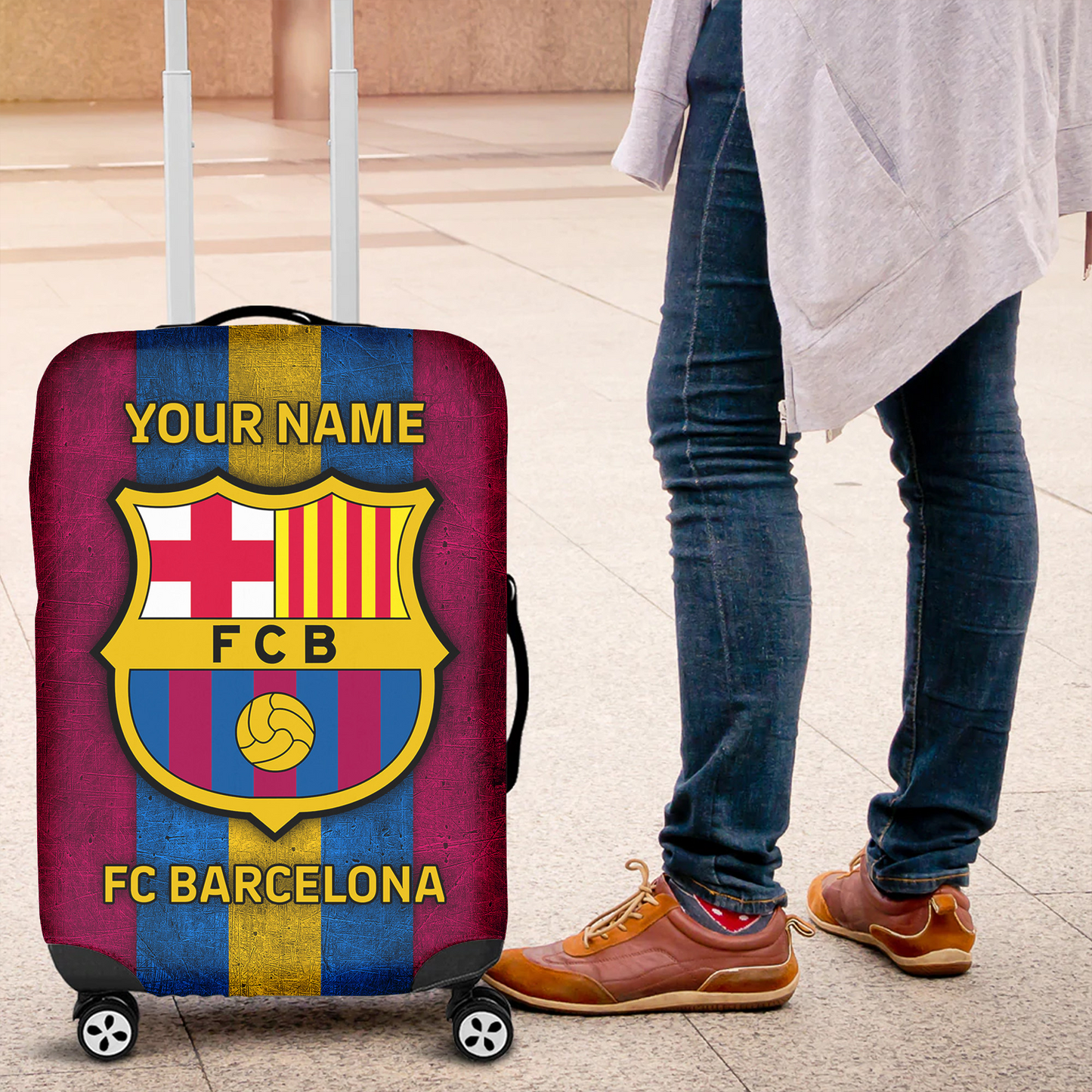 Barcelona FC Luggage Cover V2 NDD