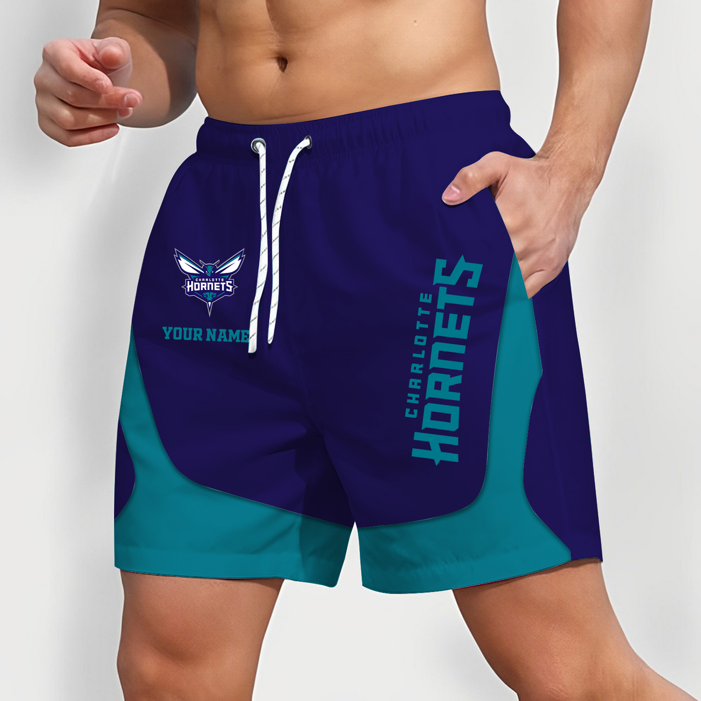 CHA x NBA Team Special Short Pants For Men Custom Name Gifts DATND TANTD