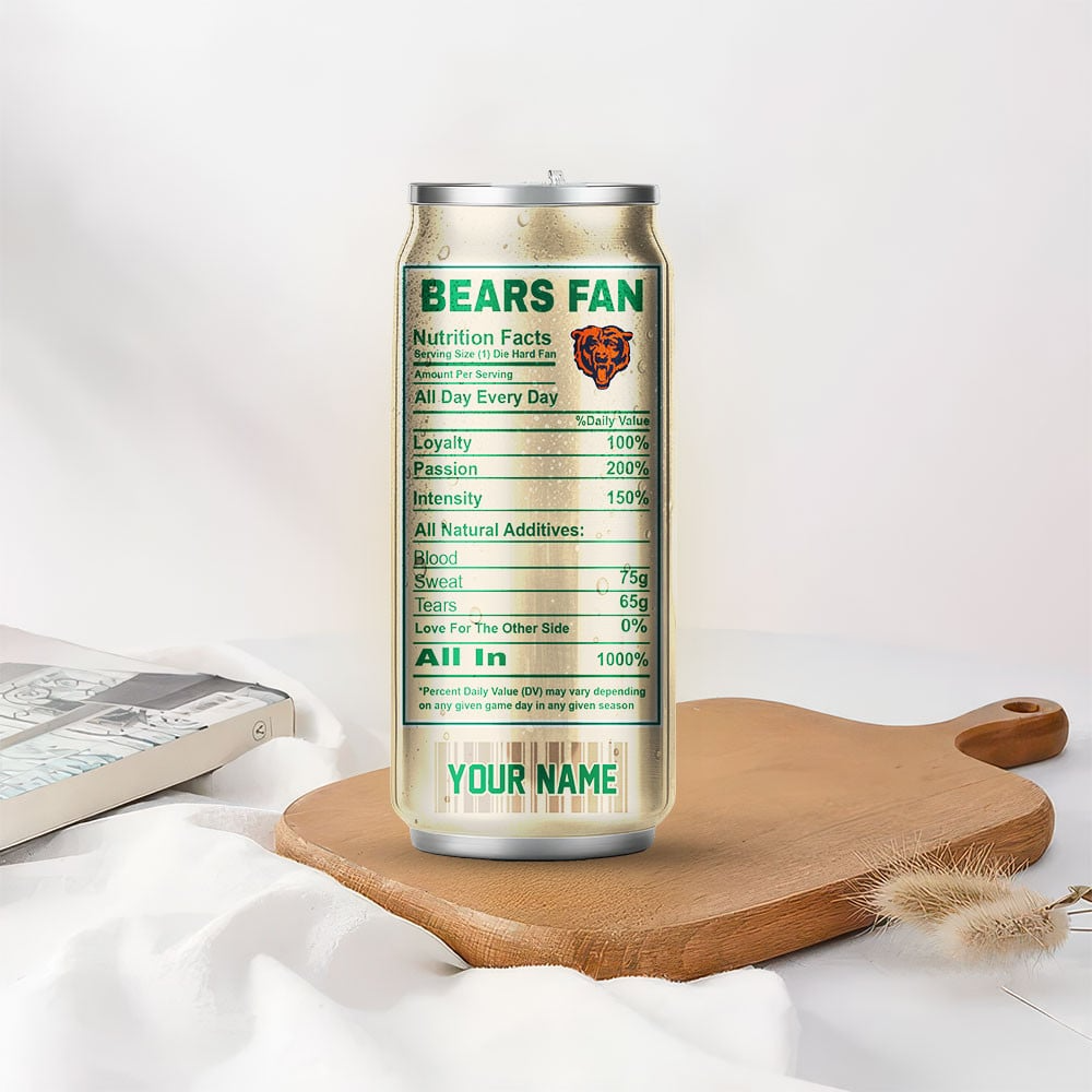 CHI Premium NFL Starbucks Energy Can Tumbler DDT NTL