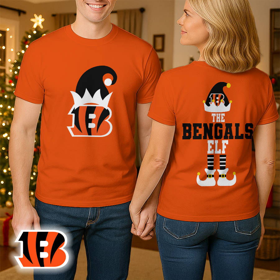 CIN Premium NFL and Elf Fan Shirt DDT NTL