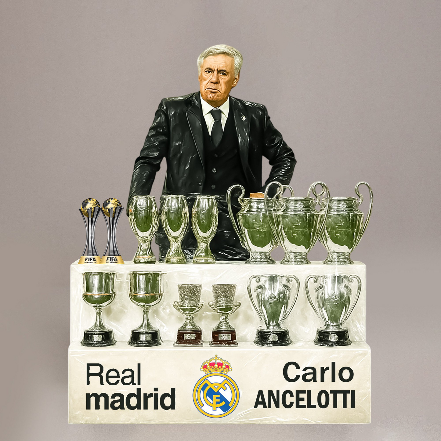 Carlo Ancelotti Premium Acrylic Plaque DDTTTV