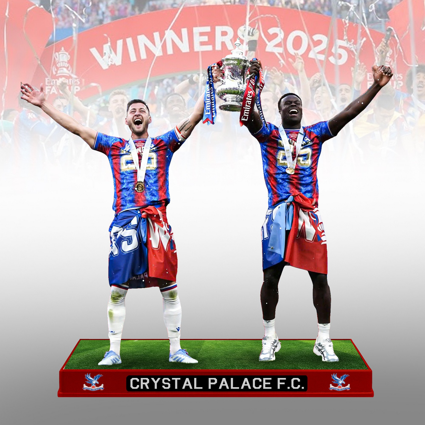 Crystal Palace FC Champons FA Cup 2025 V4 Premium Acrylic Plaque DDTTTV