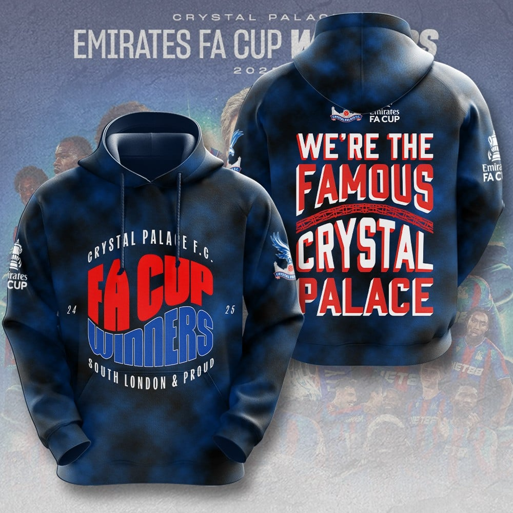 Crystal Palace FC Champons FA Cup 2025 V5 Shirt DDTTTV