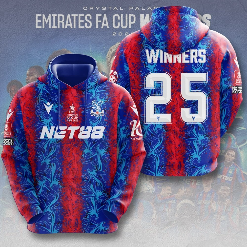 Crystal Palace FC Champons FA Cup 2025 V6 Shirt DDTTTV
