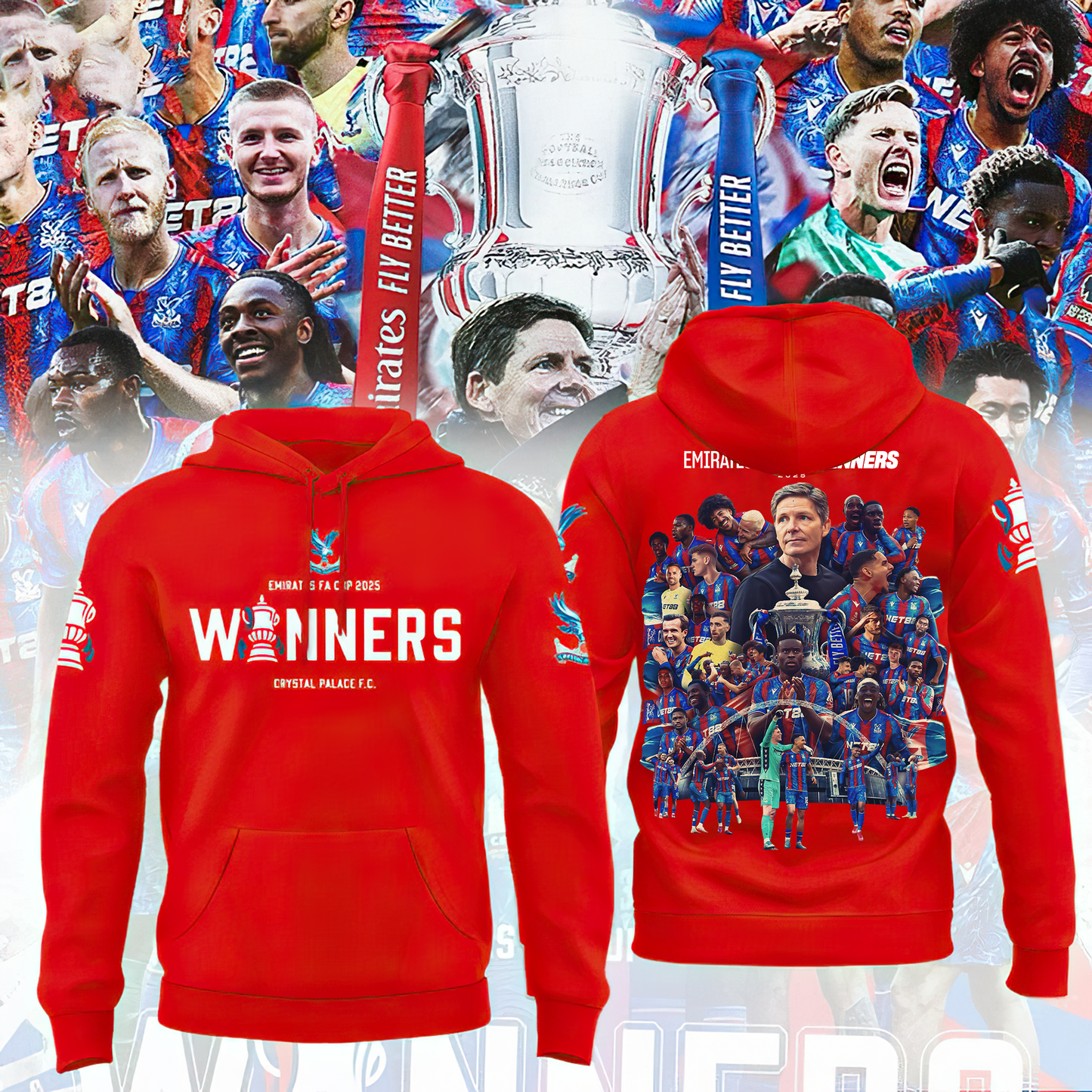 Crystal Palace FC Champons FA Cup 2025 V4 Shirt DDTTTV