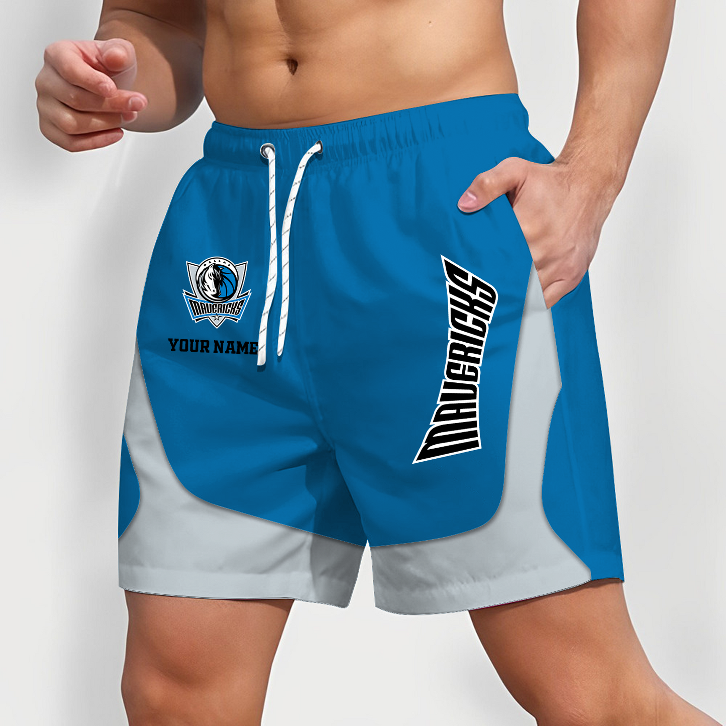 DAL x NBA Team Special Short Pants For Men Custom Name Gifts DATND TANTD