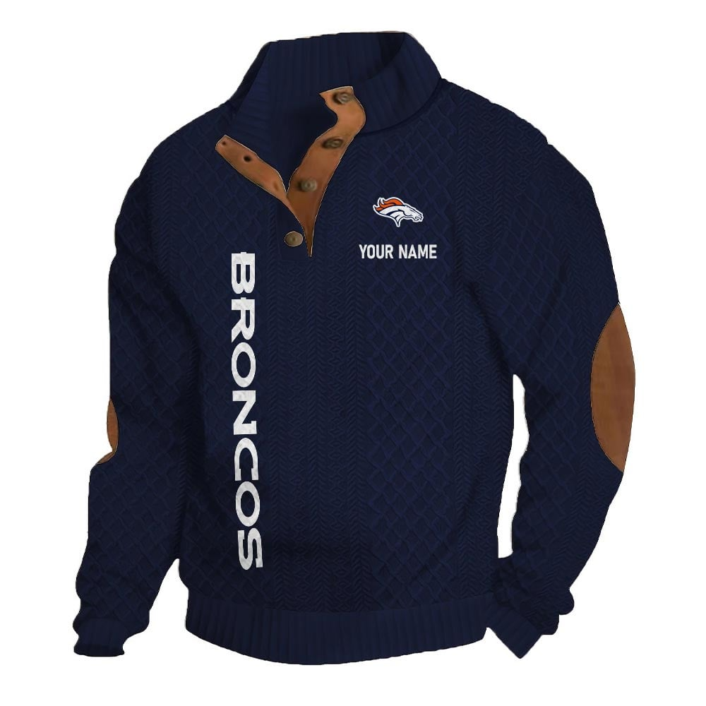 DB NFL Basic Knitted Stand Collar Sweatshirt DDT CTND