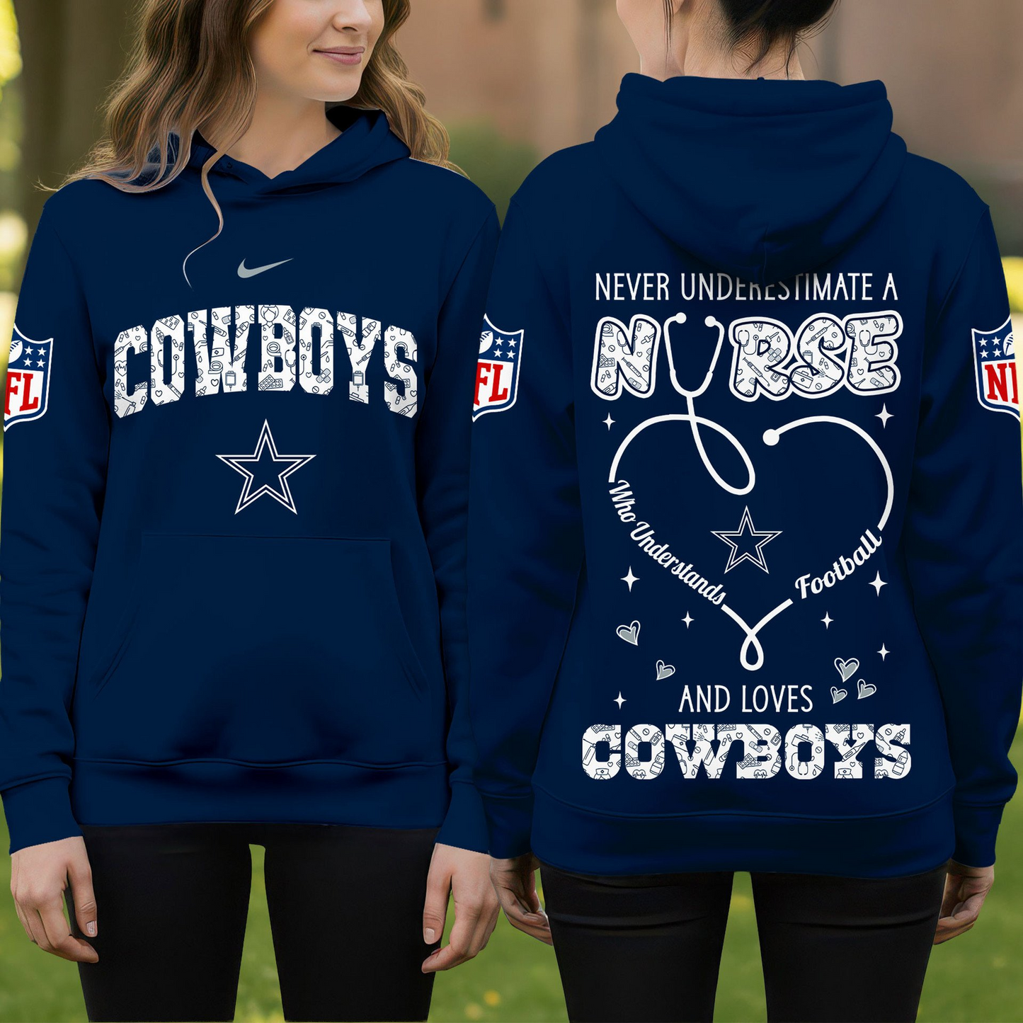 DC Premium NFL Nurse Pride Hoodie DDT 101125 HLPHUONG