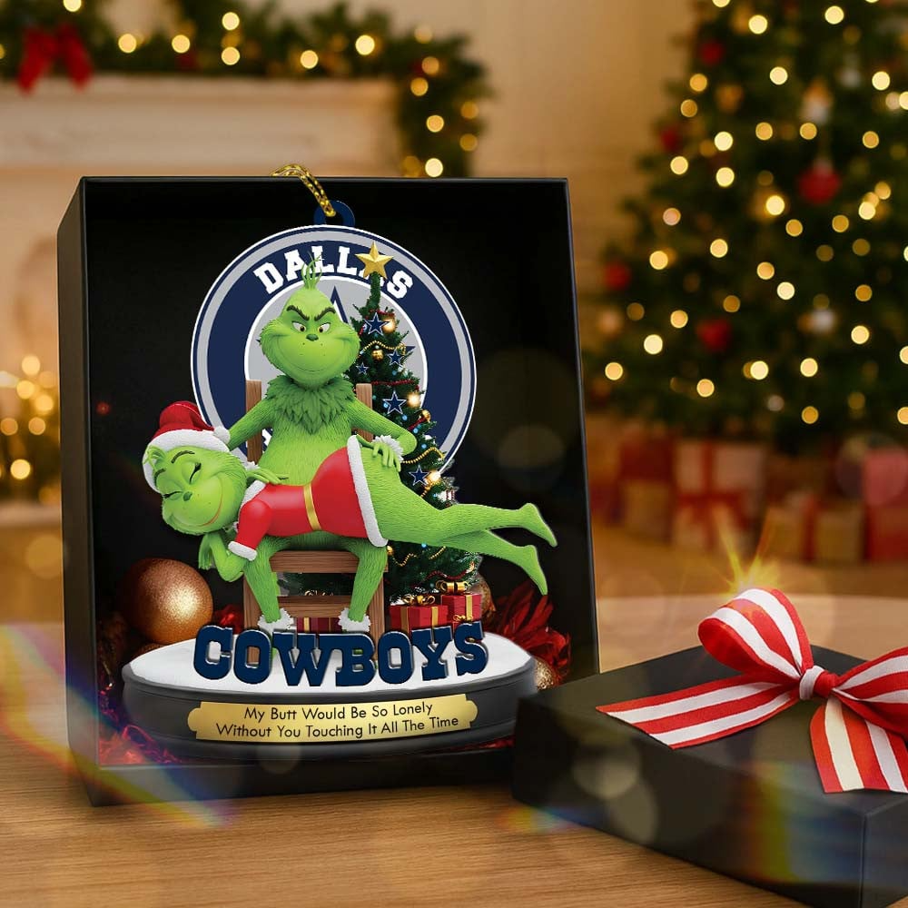 DC Premium NFL x Grinch Acrylic Ornament DDT NTL