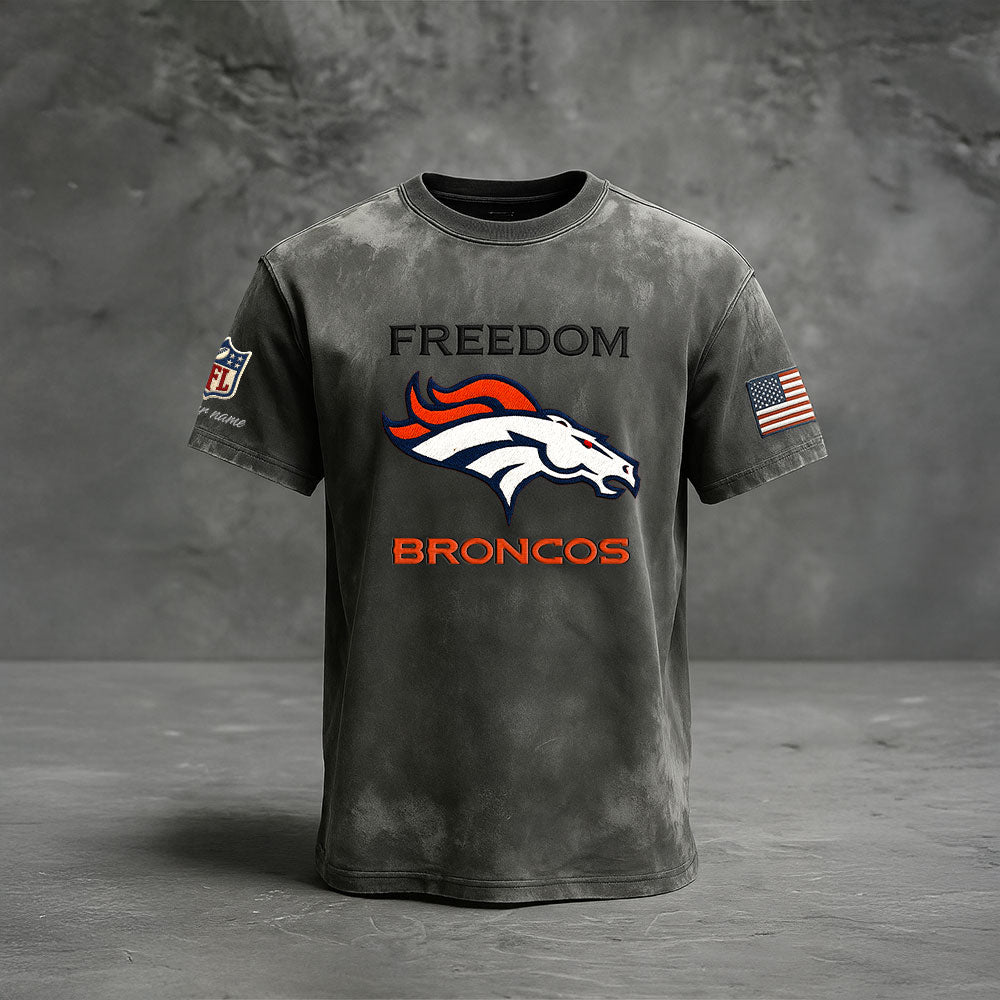 DEN Premium NFL The Freedom Washed Tee DatND DVT
