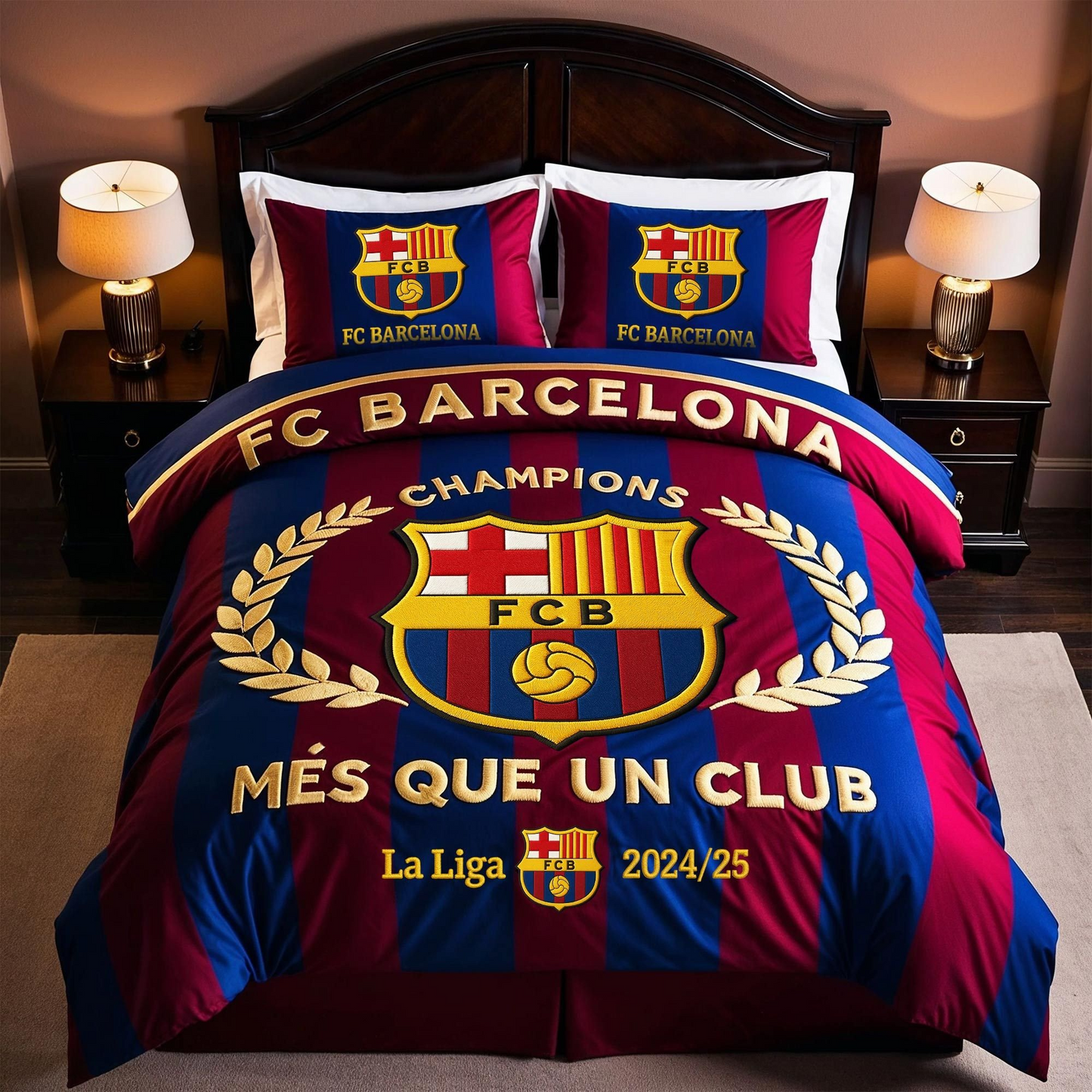FC Barcelona Premium 3-Piece Bedding Set NDD