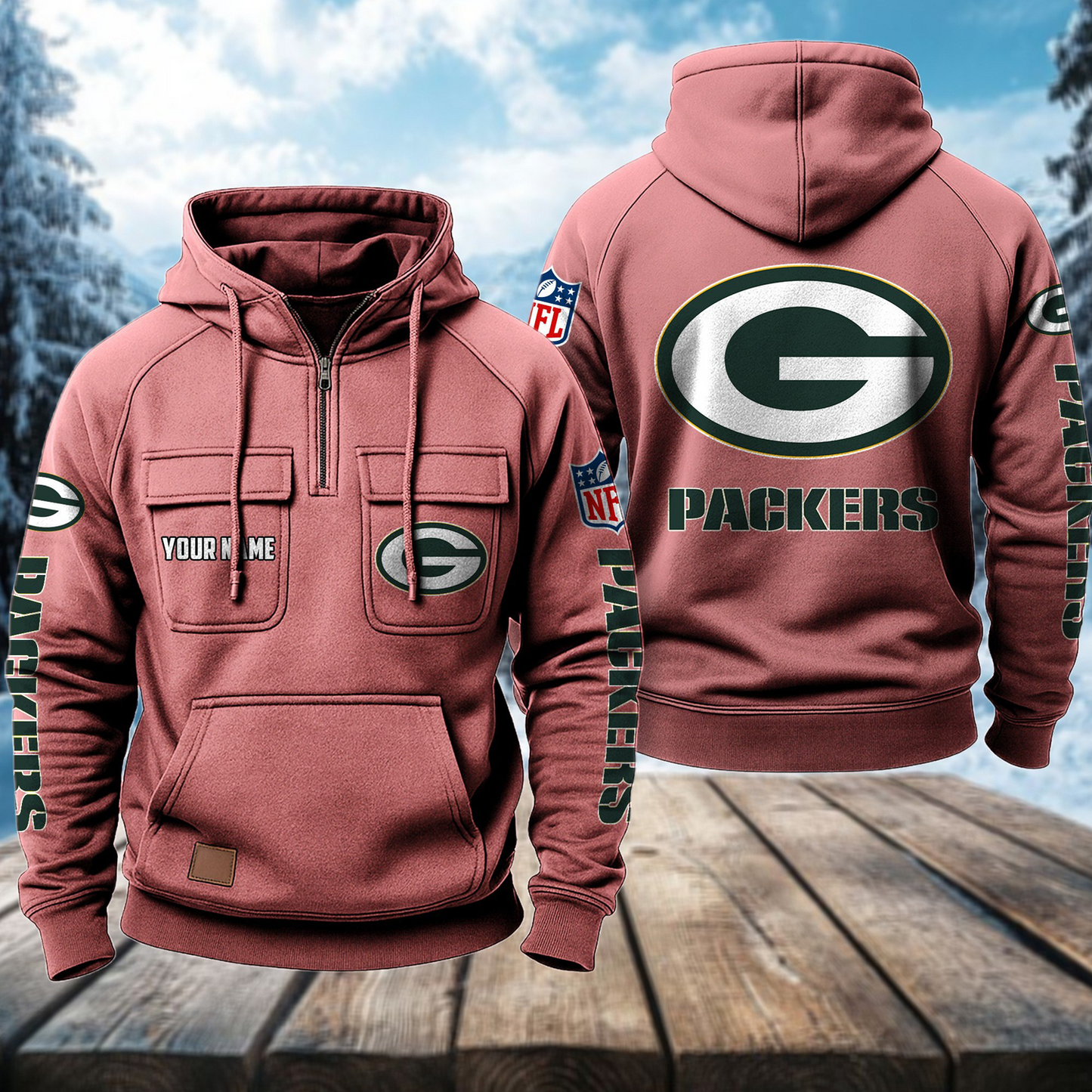 GB x NFL Premium Hoodie DATND TANTD