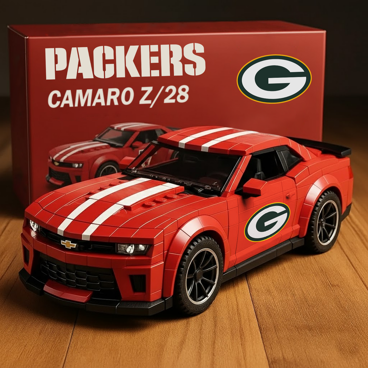 GB x NFL Football Team Camaro Z28 DATND TANTD