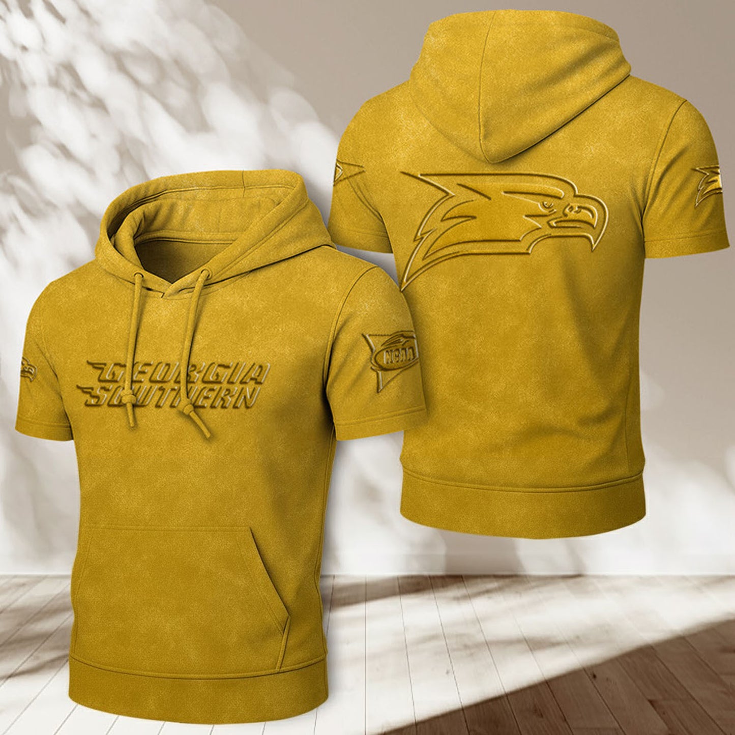 GS x NCAA Half Sleeve Hoodie T-Shirt DatND ThuongNH