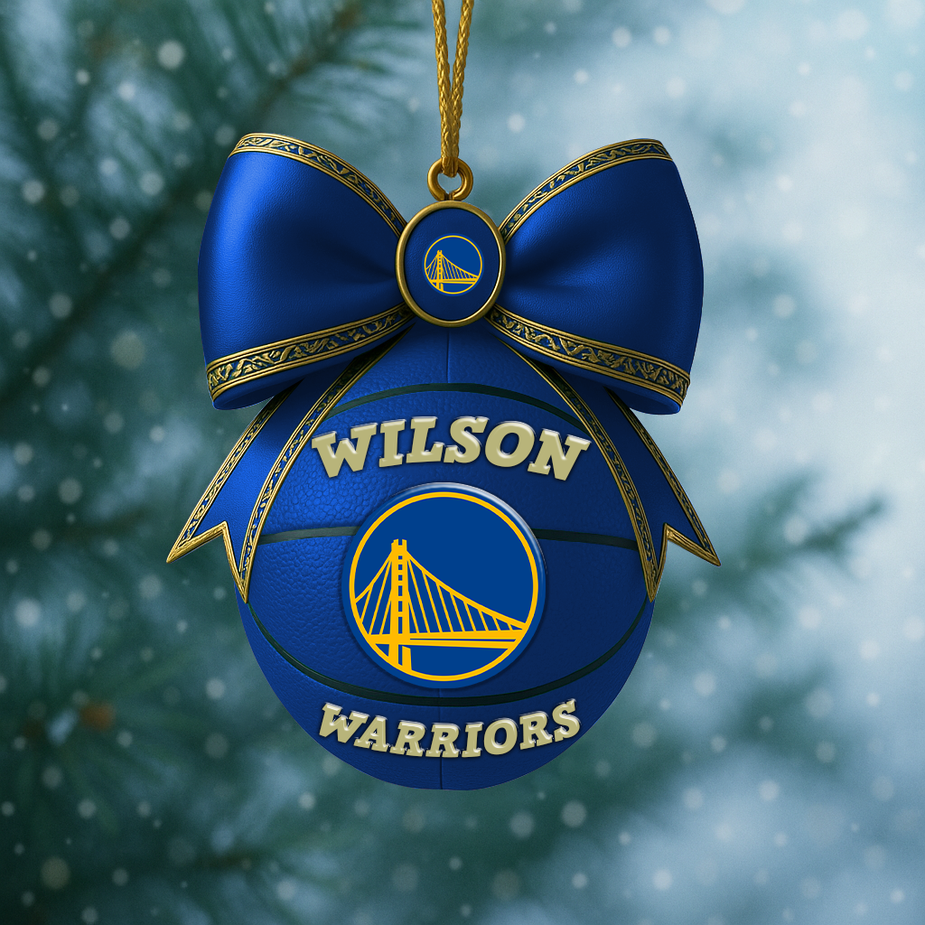 GSW x NBA Premium Ornament DDT CTND