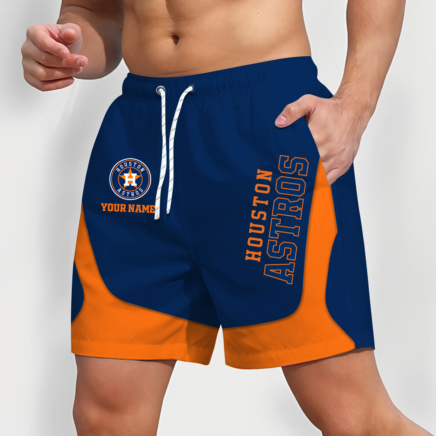 HOU x MLB Team Special Short Pants For Men Custom Name Gifts DATND TANTD