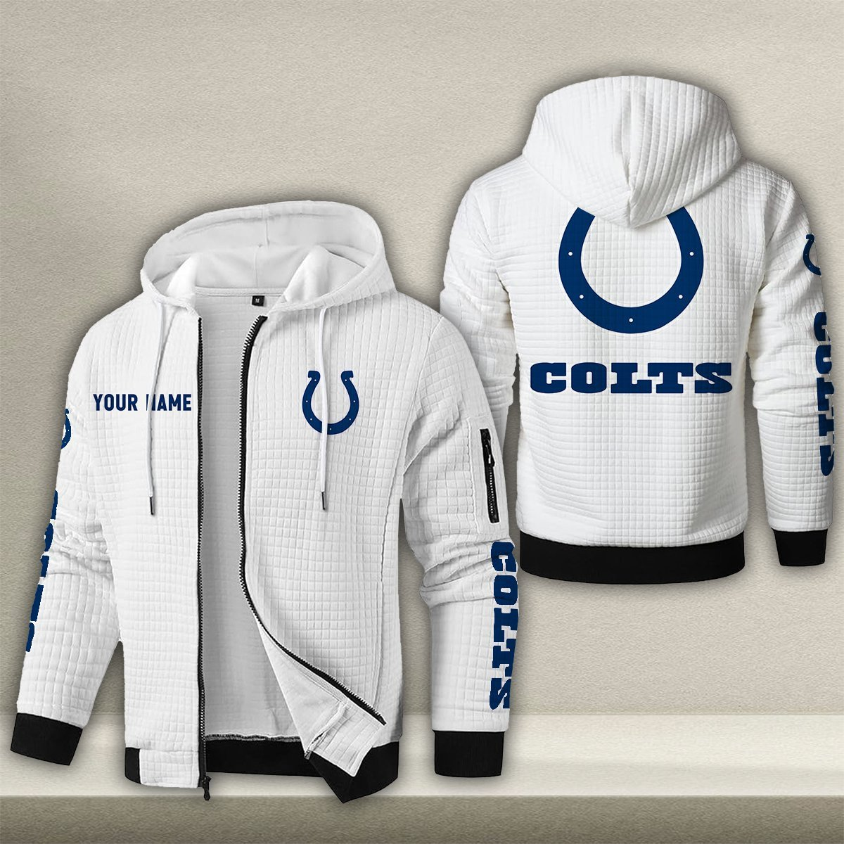 IND x NFL Quilted Zip Hoodie DatND DVT