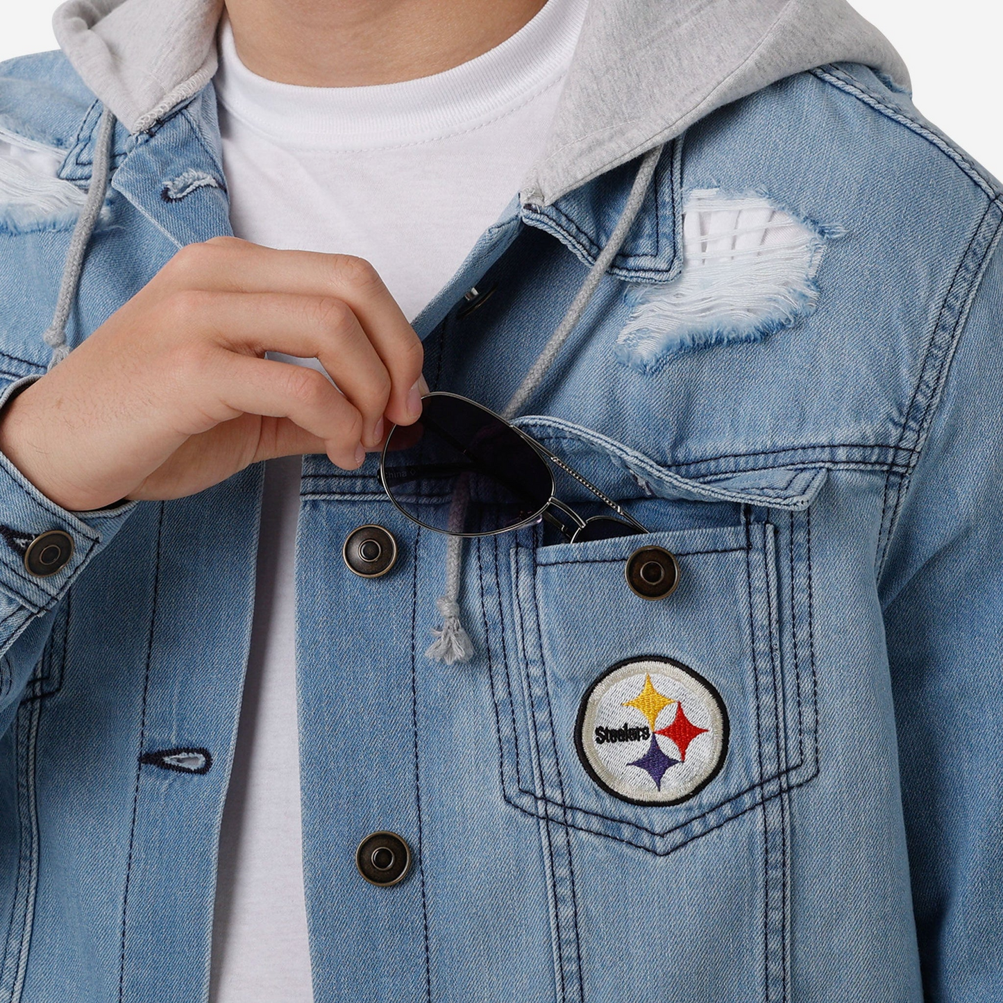 NFL Pittburgh Steelers Denim Days Jacket NDD