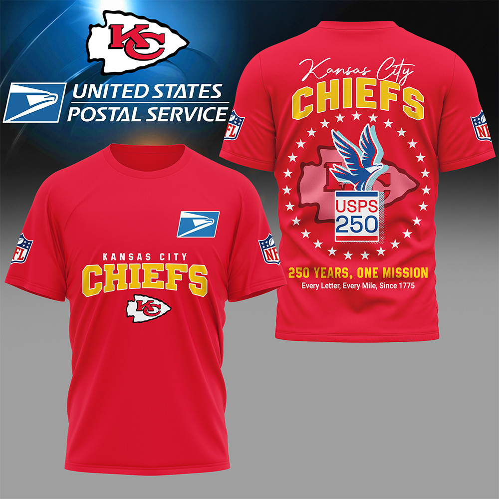 KCC Premium NFL United States Postal Service 250th Anniversary 3D Shirt DDT CTND