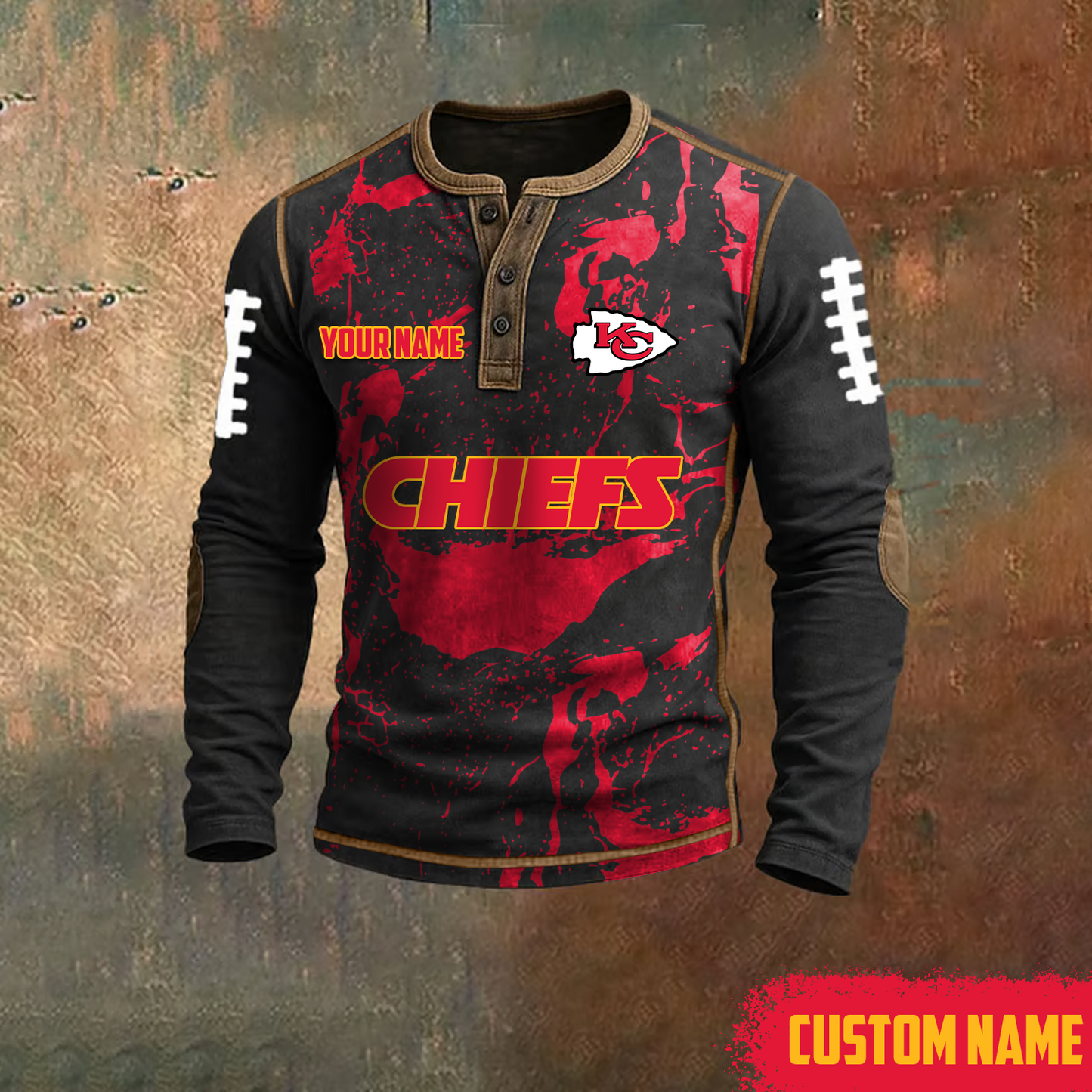 KCC x NFL LONG SLEEVE SHIRT DATND TANTD