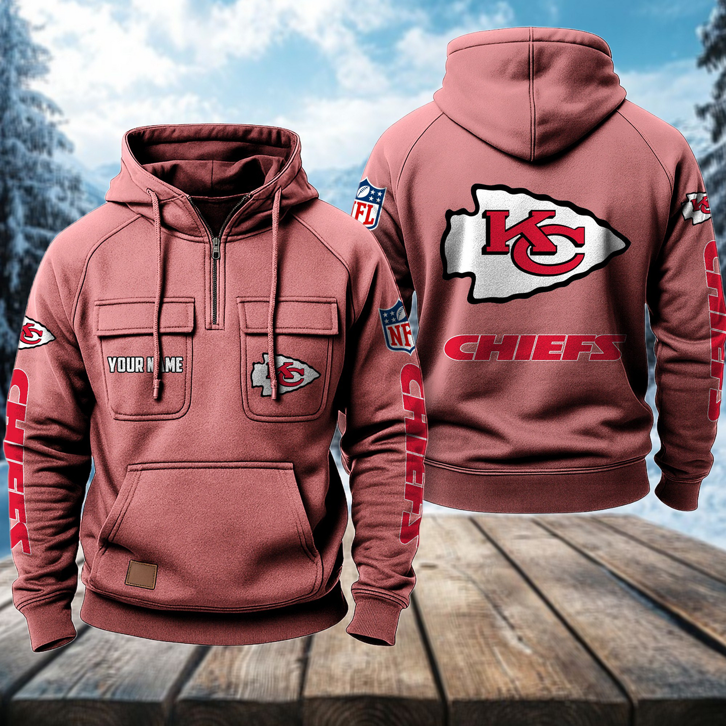 KCC x NFL Premium Hoodie DATND TANTD