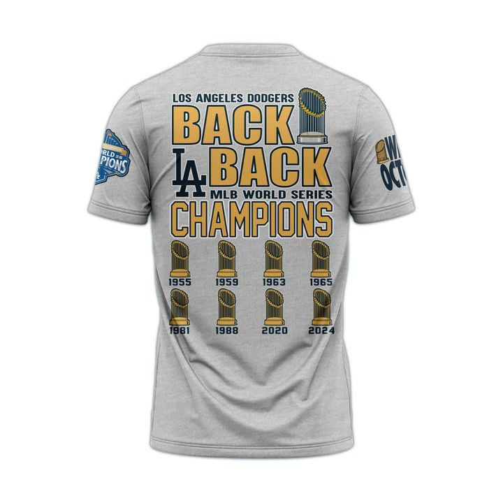 LAD x MLB 2025 World Series Champions 3D Shirt V7 DatND DVT