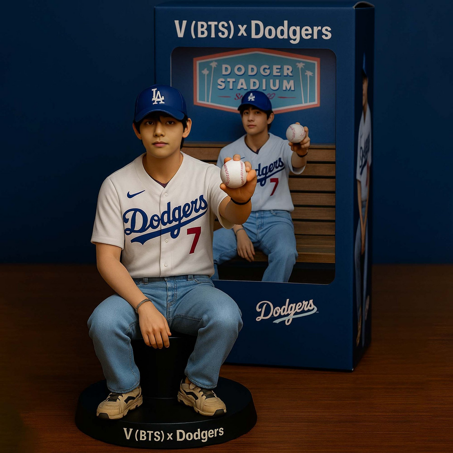 LAD x MLB World Series Winners 2025 V4 Acrylic Plaque DDT CTND