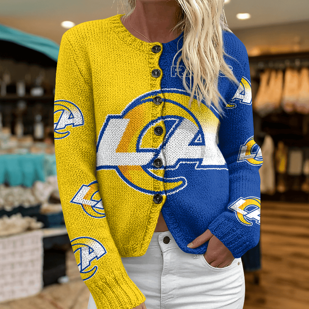 LAR x NFL Cardigan Sweatshirt With Button v1 DatND DVT
