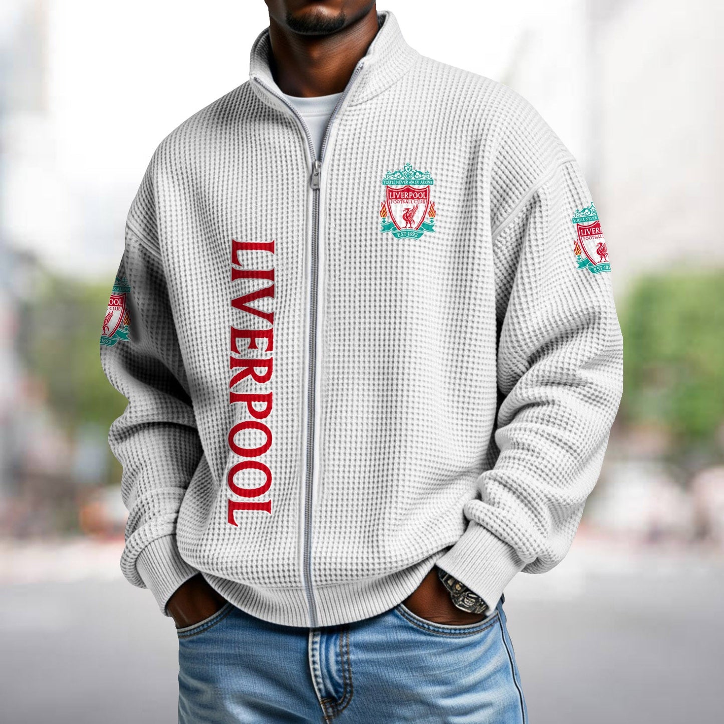 LIV x EPL Waffle Zip Up Sweatshirt DatND DVT