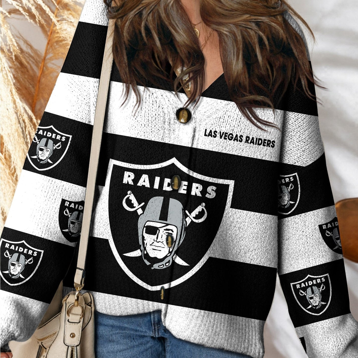 LV x NFL Cardigan Sweatshirt With Button DatND DVT