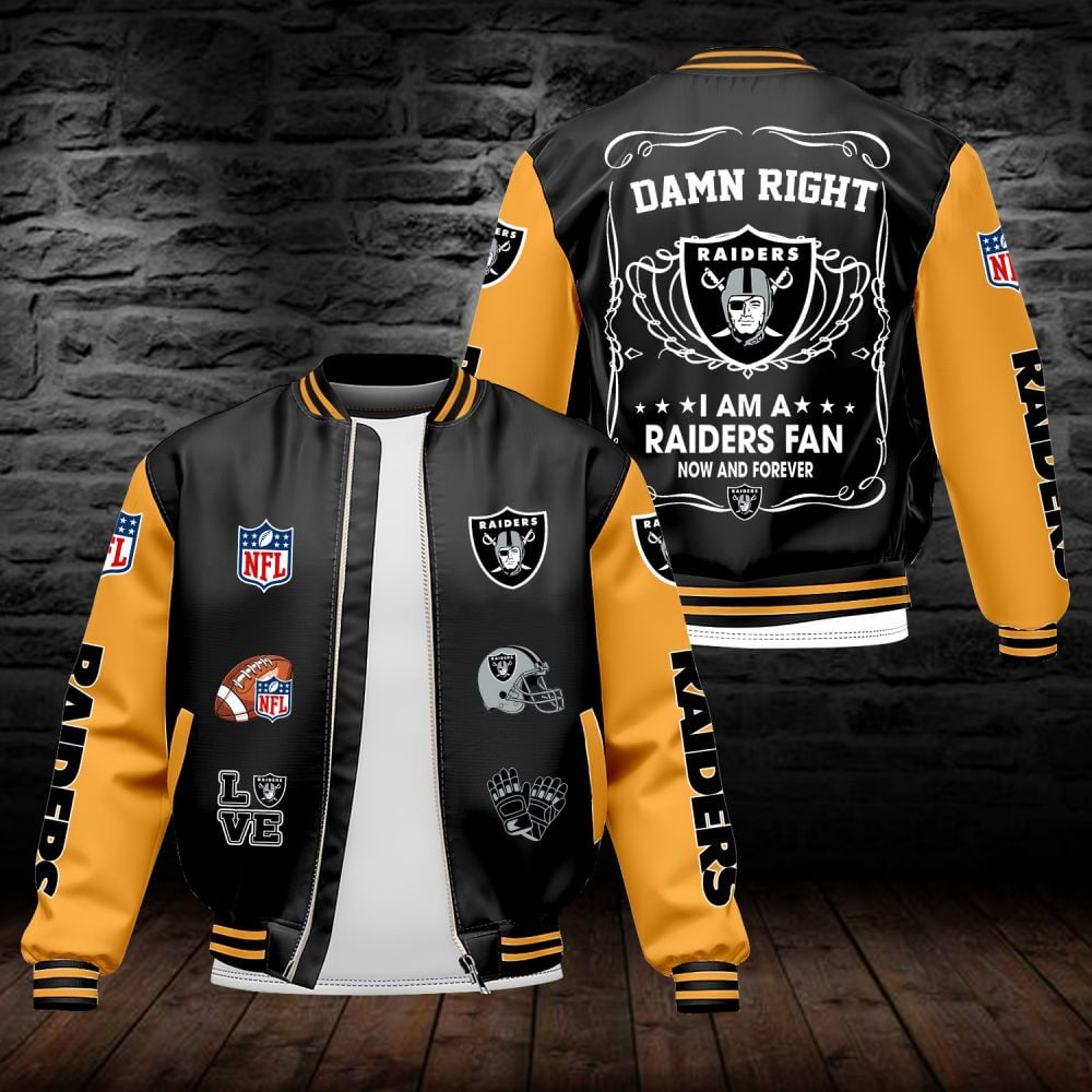 LVR NFL Premium Leather Bomber Jacket DDT HLPHUONG
