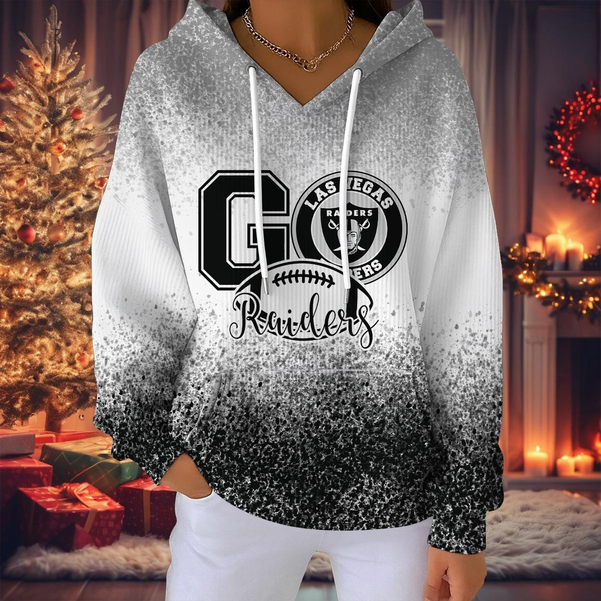 LVR NFL Women Hooded Sweatshirt DDT NTL