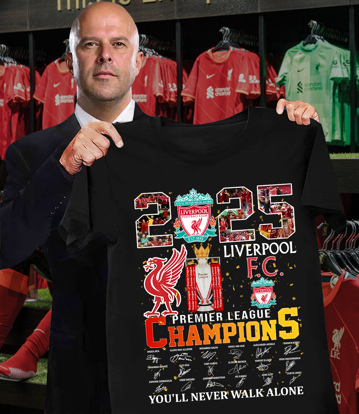Liverpool Champions Premier League Signature 2D Shirt V2 NDD