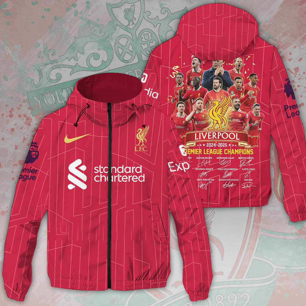 Liverpool FC 3D Windbreaker Jacket NDD