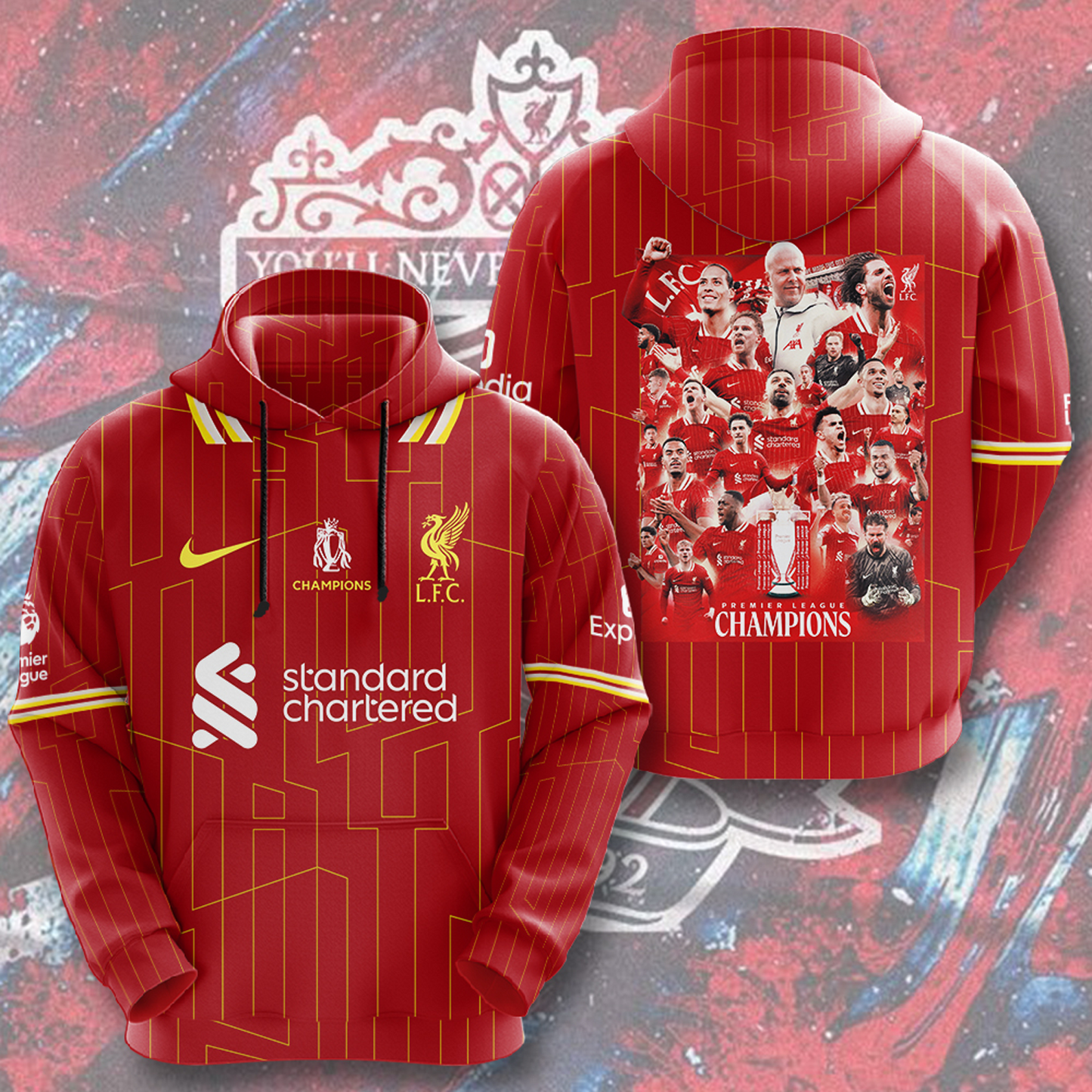 Liverpool FC Champions 3D Shirt NDD