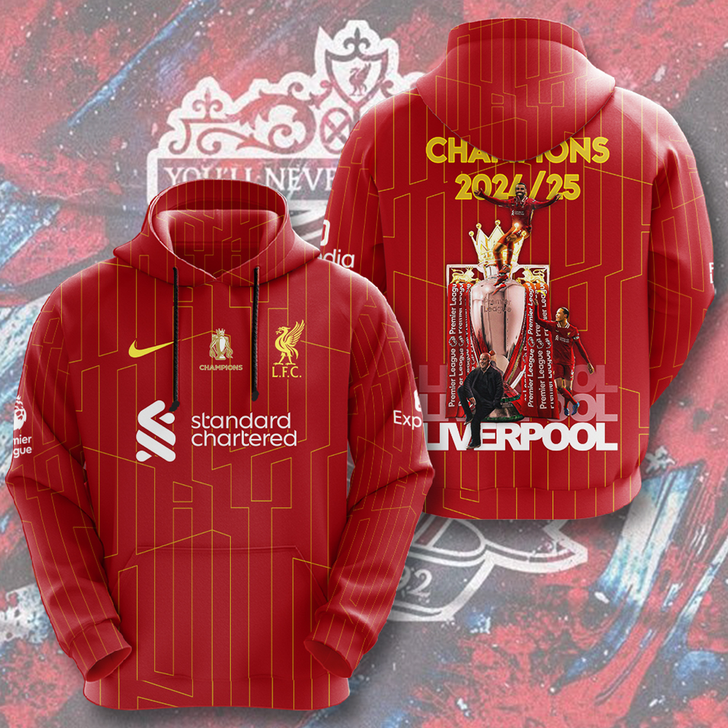 Liverpool FC Champions 3D Shirt V5 NDD