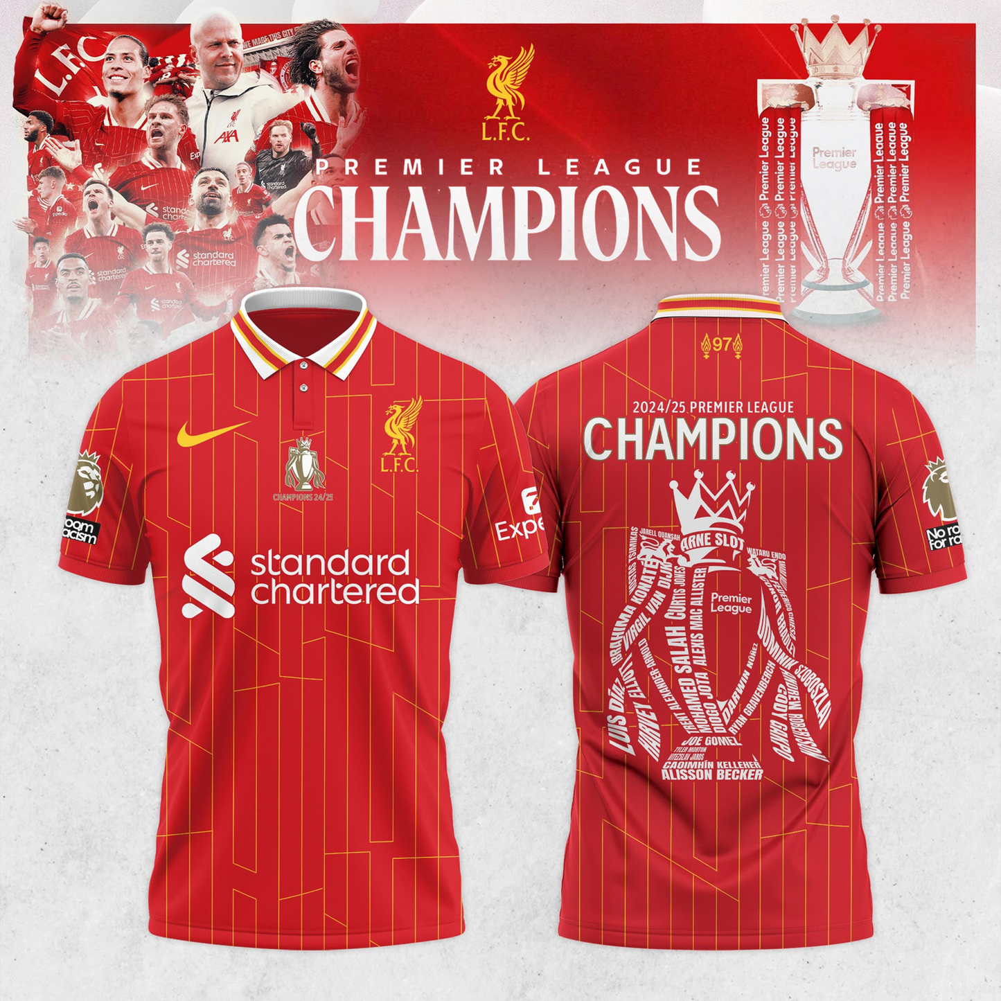 Liverpool FC Champions 3D Tshirt V2 NDD