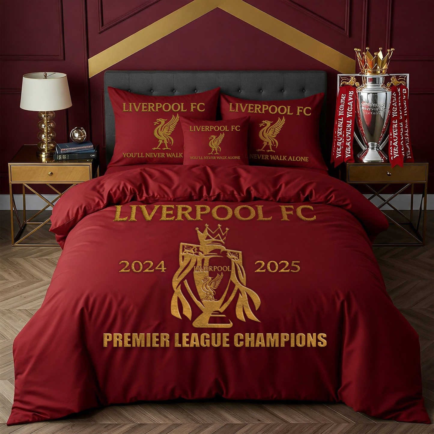 Liverpool FC Champions Premier League 2025 V2 Bedding set DDTCTND