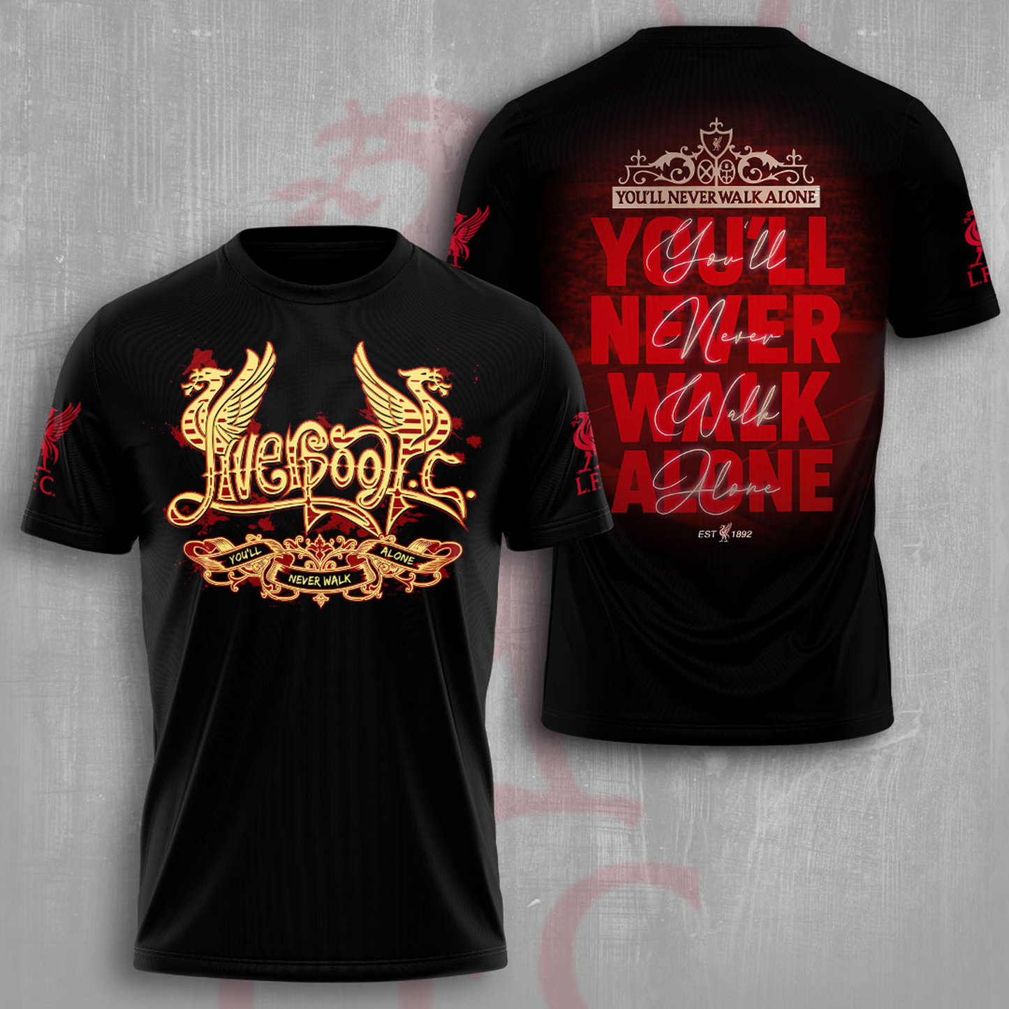 Liverpool FC Champions Premier League 3D Shirt V4 NDD