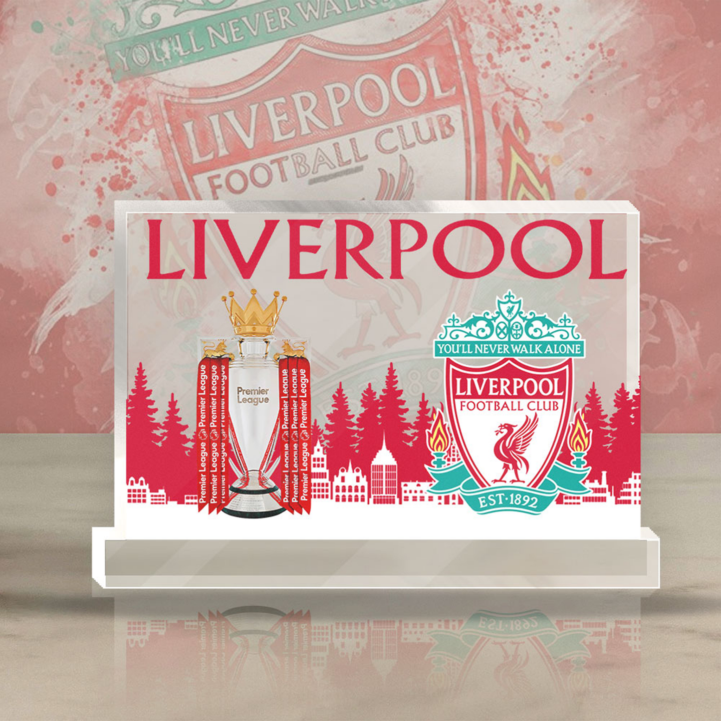 Liverpool FC Custom Acrylic Plaque V1 NDD