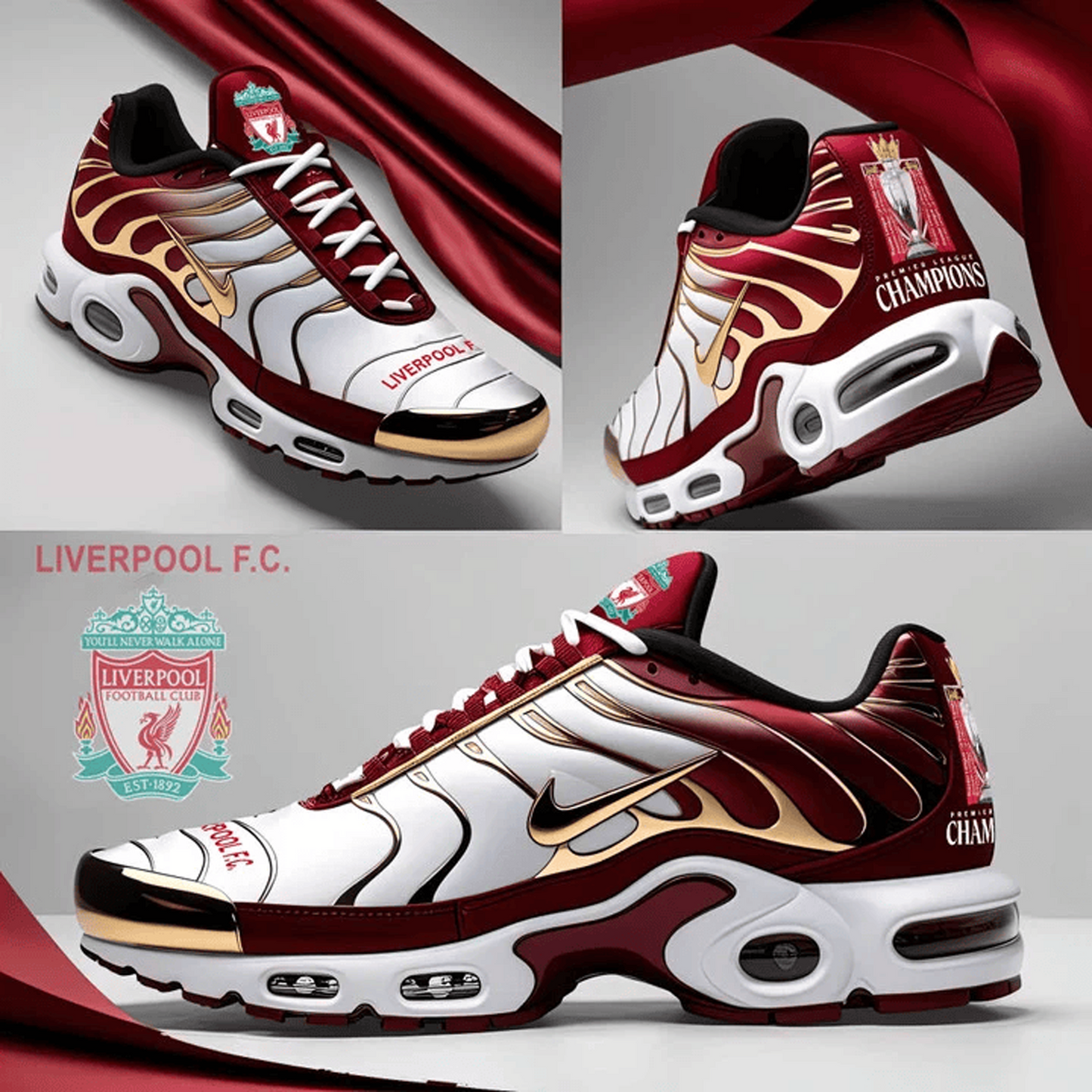 Liverpool FC EPL Champions Air Max Shoes NDD