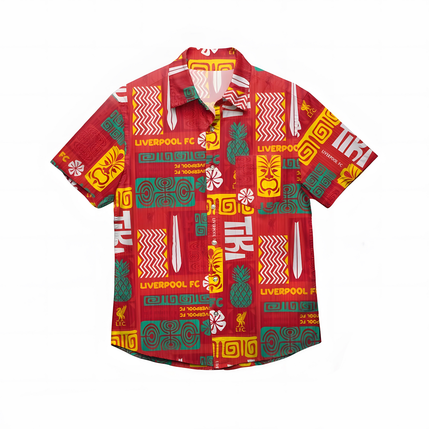 Liverpool FC Tiki Hawaiian Shirt V1 DATND TANTD